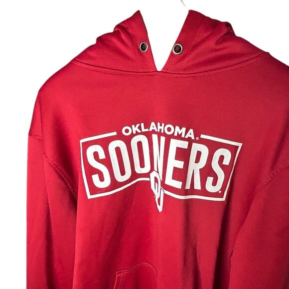 Captivating Apparel Oklahoma Sooners OU Pullover Hoodie size men's large - Picture 3 of 5